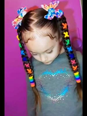 Love this rainbow braid!! #onthisday #hairinspo #girlshair #kidshair #toddlerhairstyles #peinadosfaciles #easyhairstyles #peinadosparaniña #hairtok #trenzas #trenzasfaciles #easyhairstyles 