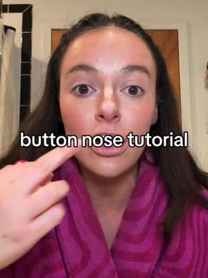 TRUST ME ON THIS #nosecontour #howtocontouryournose #buttonnosecontour #contourtutorial @Saie @Huda Beauty @ONE SIZE BEAUTY 