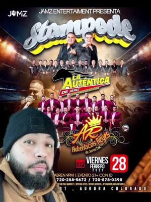 Quieren Ganarse Boletos para La Autentica de Jerez y Auténticos reyes de Jerez Zac. Cáiganle al CoCoBongos Mañana 22 de Febrero! @JAMZ entertainment @El pelón👻 @El Stampede de Aurora @Banda La Autentica De Jerez @Los Auténticos Reyes de Jerez #mirazanews #news #univision #telemundo #fypシ #paratiiiiii #7news #auroracolorado 