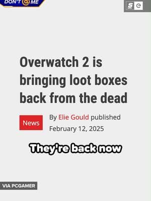 LOOT BOXES ARE BACK?! #Overwatch #MarvelRivals #ActivisionBlizzard #lootboxes #gaming