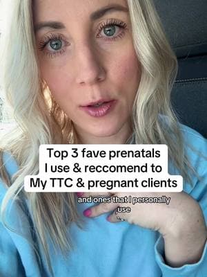 Top 3 fave prenatals Disclaimer: always check with your doctor before taking any supplementation. This is meant for education purposes, not medical advice. ##ttcjourneylife##fertilitynutritionistcoaching##infertilitychallenges##pcospregnancyjourney##prenatalnutritionist##ivfpreparation##prenatalsupplements##ttcjourney 