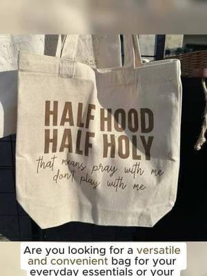 Looking for a stylish way to share your faith wherever you go? Our faith-based custom canvas tote bags are the perfect blend of fashion, function, and inspiration! Whether you need a daily carry-all, a Bible study bag, or a thoughtful gift, these totes are designed to uplift and encourage. ✨ Fully Customizable ✨ Choose your favorite Bible verse, faith quote, or meaningful design Select from a variety of fonts, colors, and graphics Personalize with your name or a special message Made with durable, eco-friendly canvas, these bags are not just stylish but built to last. Carry groceries, books, or daily essentials while spreading a message of hope and love. 🔹 Ready to create yours? Click below to customize and order your faith-filled tote today! Stylish, eco-friendly, and perfect for everyday use! 🌿✨ This canvas tote bag is your go-to for shopping, errands, or a day out. Grab yours today! 🛍️ #CanvasTote #EcoFriendlyFashion #ToteBagStyle #SustainableLiving #ShopSmall #ReusableBag 