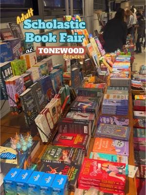 The tension between me and the pack of smencils was palpable. #BookTok #adultbookfair #scholasticbookfair #tonewoodbrewery 