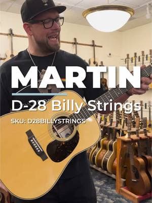 Hey Jake, show us Billy Strings’ signature Martin D-28! Inspired by his prized 1940 D-28, this model brings a modern twist to a classic pre-war design. Available now at elderly.com! #MartinGuitar #BillyStrings #MartinD28 #AcousticGuitar #GuitarTok #GuitarPlayer #OldTownLansing #MichiganMusic 