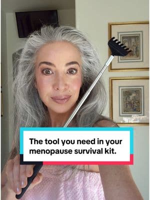 Menopause can bring some unwelcome surprises, including itchy skin. 🤣 But fear not, ladies! I've got a secret weapon in my menopause survival kit:  A back scratcher. 🧹 Mine has a telescope arm, which makes it so handy for even the hardest places to reach.   One of the annoying symptoms that often comes with menopause is hormone changes that create itching in the body and on the skin.  I take bioidentical hormones, which greatly helps for the vast majority of symptoms, but I still get that itchy skin, especially in the middle of my back.  XOXO, V 🌸 #menopause #itchyskin #menopauserelief #backscratcher #MenopauseSymptoms #Over50Women #Perimenopause #dryskintips #SilverLiberation