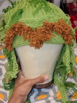 Oscar's Hat  #oscarthegrouch #tmsos #themeanstreetsofsesame #grouchy #hat #knittedhats #knitting #crochet #handmade 