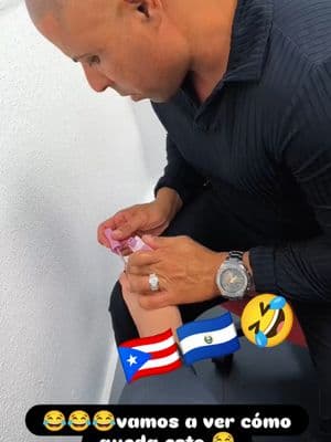 el hace el intento por complacerme , a falta de tiempo tengo un hombre atento 😊que trata de hacer todo por mi , te amo 😋🫶gracias por resolver siempre mis problemas 🥰 #salvadoreña #puertorico #nails #pedicurekit #colores #salvarican 