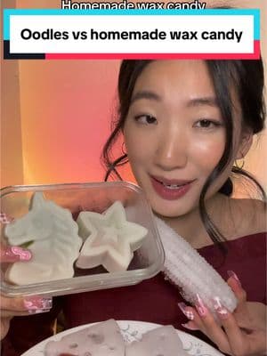 Frozen wax candy >>> #asmreating #waxcandy #waxcandymukbang #oodleswaxcandy #homemadewaxcandy 