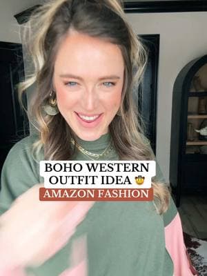 Boho western outfit from Amazon 🤠. #bohowesternstyle #affordablestyle #amazonfashionfinds #bohowestern #texasstyle #concertoutfit #countryconcertoutfit #rodeostyle #rodeochic #westernootd 