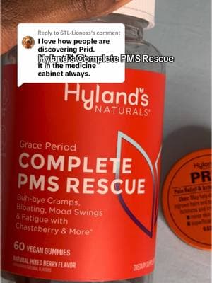 Replying to @STL-Lioness Hyland's Complete PMS Rescue Menstrual cycle support #womenshealth #menstrualsupport #pmsrelief #completepmsrescue #hylandsnaturals #periodcramps #bloating 