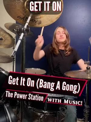 Teen Drummer Covers The Power Station’s Cover “Get It On (Bang a Gong)”:    “Get It On” was covered by The Power Station in 1985. “Get It On” is a song originally written by frontman Marc Bolan for the English rock band T. Rex and it was first featured on the album ‘Electric Warrior’ (1971).    The Power Station’s version – referred to as “Get It On (Bang a Gong)” in the US – was released as their second single from their debut album, ’The Power Station’ (1985). The track was a strong hit on the US Billboard (@Billboard) Hot 100 chart, where the single peaked at number nine (one place higher than the original) in the summer of 1985.    The Power Station was a supergroup formed by Robert Palmer, Tony Thompson (of Chic) and Andy (@AndyTaylorOfficial) and John Taylor from Duran Duran. They came together in 1984 to record a one-off album, as a respite from the relentless global touring and promotion of Duran Duran (@DuranDuran).    Playing well known and long living classic songs is something I make part of every day no matter if I am at home, in the studio, or on stage - it does the mind and body good! #MentalHealth #Fun #Play    My covers are intentionally different from the artist records in some way. I am playing the drums in this video and the only audio drums heard are recorded by me. I hope you enjoy!    Thank you for your support!  🤟🏻    #Rock #Drums #Reels #Shorts #Video #Classic #ClassicRock #Hard #HardRock #PowerStation #Power #Station #Palmer #DuranDuran @Duran Duran #GetItOn #PowerGroup #Super #SuperGroup #Taylor #Cover #DrumCover #Drummer #GirlDrummer #DrummerGirl #FemaleDrummer #Bateria #Baterista #SABIAN @SABIAN Cymbals @SABIANcymbals #VicFirth @Vic Firth @VicFirth #REMO @Remo Inc. @REMOpercussion #Popular #70s #70sMusic #70sRock #1971 #80s #80sMusic #80sRock #80sKid #1985 #GlamRock #Billboard #Chart #Charts #Hot100 #Hot #100 #Top10 #TopTen @billboard #Song #Live #Tour #Music #Collab #Collaboration #FYP #PlayDrums #PlayYourWay #LaurenYoung #LaurenYoungDrums    The Power Station - Get It On (Bang a Gong) (Drum Cover / Drummer Cam) Performed Live By Female Teen Drummer Lauren Young  “Clad in black, don’t look back“  “You got the teeth of the hydra upon you“  “Get it on”  “Bang a gong”   Reminder: this @LaurenYoungDrums (as displayed on each photo and video) account is my only account on this platform. All others pretending to be me can be reported to the platform and blocked right away.