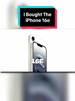 I Bought The iPhone 16e to see if it’s any good😅 #fyp #tech #techtok #apple #iphone16e #iphone16 #ios #appleupdate #applenews 