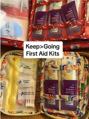 These KEEP>GOING First Aid Kits are a must have and they are perfectly organized! #keepgoing #keepgoingfirstaidkit #firstaidkit #keepgoingfirstaid #firstaid #parentsoftiktok #parentmusthaves #firstaidkits #tiktokshopcreatorpicks #toptierfebruary #ttslevelup #viralfinds #supportsmallbusiness #SmallBusiness 