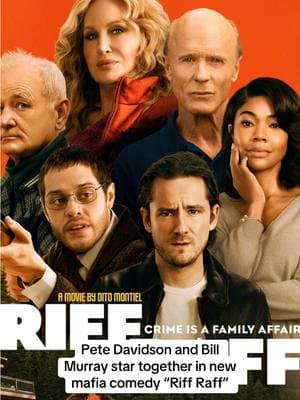 Riff Raff is a must-see for comedy and mafia film fans! What a cast!! #billmurray #petedavidson #snl #jennifercoolidge #edharris #gabrielleunion #movies #comedy #mafia #diplo Thank you @JOHN | Pixel Scene Media for the screener!