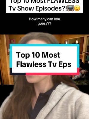 ARE THESE THE TOP 10 MOST FLAWLESS TV SHOW EPISODES?? maybe. This list comes from an article written by Marisa Manuel on Movieweb so check that out to read more about her reasoning! Awesome read! #tvshow #tvshows #tvepisode #episodes #tv #rankingtv #rankinglist #besttv #tvcharacters 