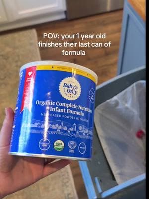 Ok but why am I also kind of emotional about it? 🥲 #oneyearoldbaby #babyformula #wholemilktransition #MomsofTikTok #babydevelopment 