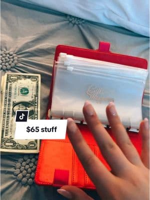 $65 budget book stuffing!! 🤍💸 - #fyp #viral #smart #money #budgetingmoney #savingbooks #cash #budgetbook -