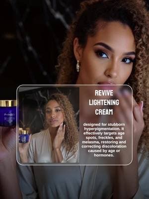 ♾️Permanence Illuminate Revive Lightening Cream  is a highly concentrated formula designed for stubborn hyperpigmentation. It effectively targets age spots, freckles, and melasma, restoring and correcting discoloration caused by age or hormones. Suitable for all skin types, it delivers visible results in just 5-7 days, with optimal results in 30 days of consistent use.💎💎 #skinlighteningproducts  #skinlighteningtreatment  #hyperpigmentation #skinlightening  #skinwhitening #glutathione #permanenceskincare