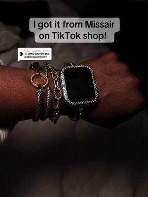 Replying to @Trigaga_life its from @MissAIR !! They have the CUTEST watch bands and accessories #AppleWatch #AppleWatchAccessory #Watchband #AppleWatchBand #AppleWatchBands 