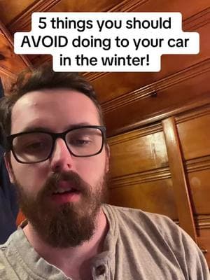 5 things to avoid doing to your car in the winter. #cartips #caradvice #cars #tipsandtricks #winter #winterdriving #top5 #carmaintenance #snowdriving #vehicle #carhacks 