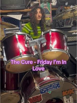 Happy Friday 🤠#thecure #fridayiminlove #robertsmith #drums #goth @The Cure