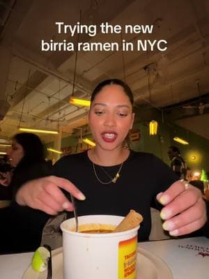 @Tacombi is now offering a new birria ramen #nycramen #nycbirria #nycmexicanfood #nychiddengems 