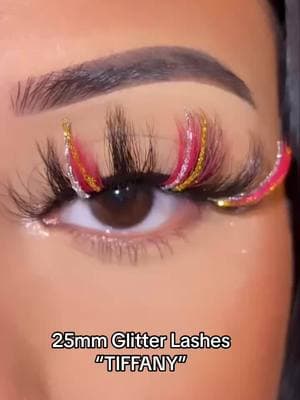 The prettiest 25mm Glitter Lashes “TIFFANY”. Shop link in Bio #striplashes #lashvendor #wholesalelashes #glitterlashes #privatelabellashes #wholesalelashesvendors #customlashes 