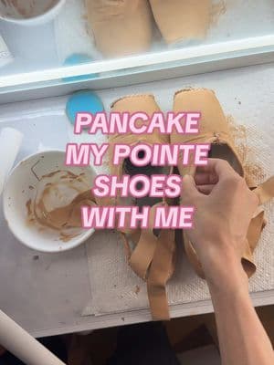 Pancaking! #ballerina#ballet#pointeshoes#dancer#pancake#asmr#explained 