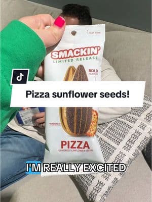 @SMACKIN’ Sunflower Seeds you knocked it out of the park with this flavor! PIZZA is hands down the BEST flavor yet! #smackin #pizza #sunflowerseeds #FoodTok #snacks #limitedrelease #TikTokShop #ttsdelightnow #giftguide #tiktokshopspringsale #smackinsunflowerseeds 