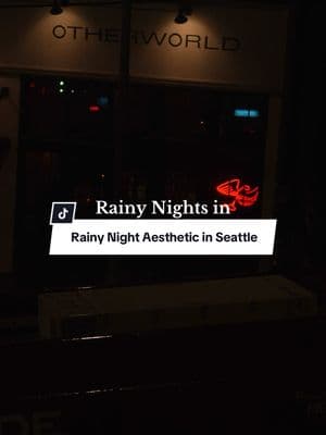 There’s just something about Rainy Nights in Seattle… 🌧️  #RainySeattle #SeattleNights #seattleaesthetic #SeattleNightlife #fridaynightvibes #CityLights #rainydayvibes 