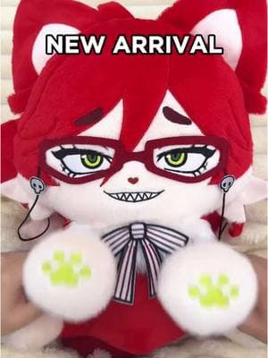 Grellmeow is available now! Anyone loves her? #grell #grellsutcliff #grellsutcliffcosplay #grellcosplay #ciel #sebastian #sebastianmichaelis #ValentinesDay #kuroshitsuji #blackbutler #blackbutlercosplay #blackbutlersebastian #blackbutleredit #kuroshitsujiedit #animeedit #animes #animeedit #animeedits #plushies #plush #fyp 