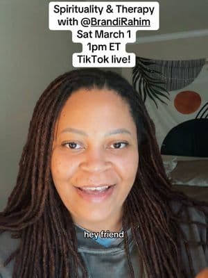 🗣️ SAVE THE DATE! Myself and @Brandi Rahim will be going live on TikTok on March 1 at 1pm ET! Brandi is a licensed therapist who utilizes spiritual practices with her mental health approaches. We will be discussing spirituality and how it plays a role in our mental health, and vice versa. Invite your loved ones to join us for this important discussion. See y’all there!  #spiritualawakening #spiritualjourney #spiritualtip #spirituality #spiritualhealing #spiritualmessages