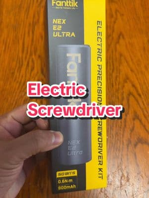 The Fanttik E2 Ultra Precision Electric Screwdriver is an essential tool for DIY enthusiasts and professionals, designed to streamline electronic repairs and assembly tasks @Fanttik  #FanttikE2Ultra #ElectricScrewdriver #PrecisionTool #DIYRepair #ElectronicRepair #TorqueControl #RechargeableBattery #MagneticStorage #TechTools #HomeImprovement #SmallApplianceRepair #ComputerRepair #WatchRepair #ESDSafe #PryBar #Tweezers #TypeCCharging #RotatableStorage #S2SteelBits #HighPrecision #ToolKit #TTSDelightNow #GiftGuide #newyearnewaura #thetownlife 