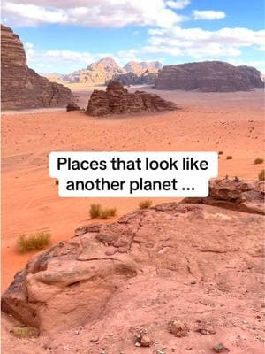 Send this to someone who loves SPACE 🪐💫 This is 📍Wadi Rum, an unforgettable desert in Jordan. It's so Mars-like that films like Dune, The Red Planet, the Mission to Mars, and more have been filmed here!  It is well worth the drive from Amman just to experience this unique desert, and even better if you stay overnight in a desert camp. I'd highly recommend taking a 4x4 tour to get out to more of the iconic rock formations, or trying a camel ride!  And if you want the perfect all-Jordan tour, take my EXACT itinerary with @jordanhorizonstour !  Would you visit here?! 🧐 . #wadirum #jordantravel #visitjordan #traveldiscovery #travelmore #bucketlisttravel #bucketlistadventures  #girlswhotravel