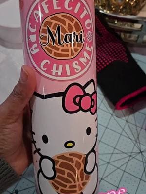 20 oz Hello Kitty Skinny Tumbler  #monsecrafts #skinitumbler #beautifulgif #foryou #fypツ #crafting #viral_video #viraltiktok #tiktok #hellokitty #cafeychismesiito 