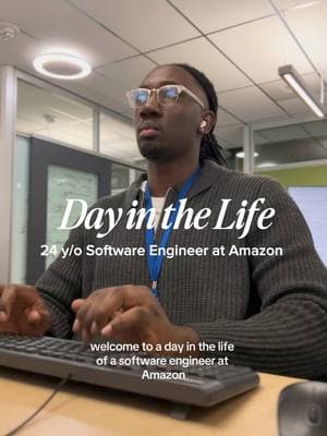 Come spend the day with me as a Software Engineer at Amazon. Let me know what you want to see next! #softwareengineer #amazon #dayinthelife #Vlog #csstudents #computerscience #csmajors #csjobs #ditl #fyp #viral 