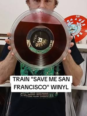 Finishing up these records for TRAIN as they celebrate "Save Me San Francisco" with the release of their own wine! Pretty cool all around. Check their bio for more info on the winyl. #vinyl #customvinyl #romanusrecords #liquidfilledrecord #train 