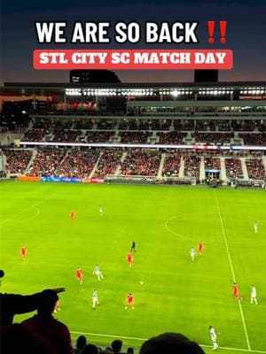 WE ARE SO BACK ‼️ @St. Louis CITY SC  Match Day happening tonight in STL at Energizer Park  #stl #stlcitysc #MLS #energizerpark #saintlouis #stlouismo #stlmo #Soccer #futbol 