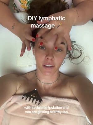 such a staple in my wellness lineup! #lymphaticdrainage #lymphaticdrainagemassage #depuffwithme #debloat 