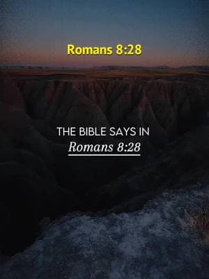 Romans 8:28 And we know that in all things God works for the good of those who love him, who have been called according to his purpose. #romans828 #mybibleverse #biblequotes #godquotes #christiantiktok #prayersdaily #dailyprayer 