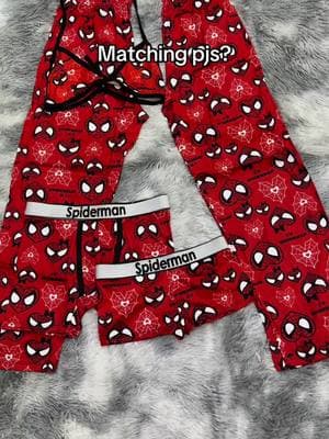 Touch my neck #fyp #cute #matching #giftidea #pjs #matchingpjs #us #thiscouldbeus #matchingcouple #matchymatchy #matchingpjset #spiderman 