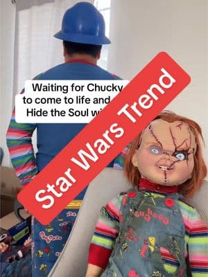 It's only a matter of time. 👀 #Chucky #Chuckydoll #Giveaway #horror #Glen #Tiffany #customdoll  #brideofchucky #seedofchucky #childsplay  #scarymovie #scary #horrortok #spooky #collector #collection #Chuckytvseries #capcut #horrormovies #fyp #fypviral