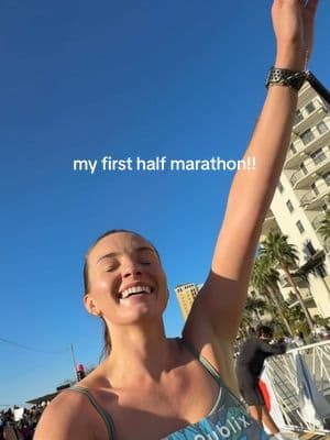 A half marathon has been on my bucket list since 2015 and I finally did it!!!! So proud of myself 😭 Five months of training. 80 training runs that I didn’t always want to do but did anyway. And I finally made it. And somehow kept close to a 10’ pace the entire race??? Who is she??? 🥹💕 The Gasparilla Half Marathon was the best energy ever. Truly such an experience! #halfmarathonraceday #halfmarathonvlog #firsthalfmarathon #gasparilladistanceclassic #tampafl 