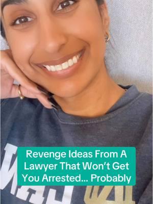 Reve*ge Ideas From A Lawyer That Won’t Get You Arrest*d… Probably #thisisnotlegaladvice #lawyersoftiktok #tiktoklawyer #tiktokpartner #creatorsearchinsights #justjokesfolks #petty #probably #pettytok #pettytiktok 