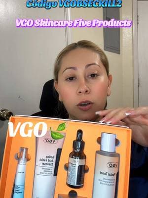 VGO Skincare Five products #snailmucin #vitaminaC#eyerepaircream #facialtoner #facialcleanser #vgo #limpiezafacial #vgobeauty #limpiezafacialprofunda #pielradiante #pielluminosa #pieljoven #pielsuave #pielsana #pielperfecta #pielbonita #pielsaludable #pieldeporcelana #pieldeseda #pielsaludable #paratiiiiiiiiiiiiiiiiiiiiiiiiiiiiiii #TikTokShop 