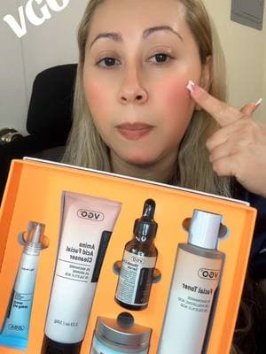 VGO Skincare five products #vitaminac #snailmucin #eyerepaircream #facialtoner #facialcleanser #limpiezafacial #vgo #skincare #vgobeauty #pielsuave #pieljoven #pielradiante #pielluminosa #pielbonita #pielsana #pielperfecta #pielsaludable #pieldeporcelana #paratiiiiiiiiiiiiiiiiiiiiiiiiiiiiiii #TikTokShop 