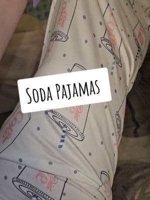 Replying to @dflobabii How cuteeee are these soda pj's. I love a cute pajama set. I used to just wear anything to bed but more and more I've become a dedicated pj's girl. Like matching pajama sets all the way lol. And what better than pics of something I love on them 😂😂 #pajamas #womenspjs #womenspajamas #pjs #pajamaset 