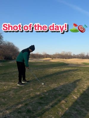 Shot of the day! ⛳️🎯 * * * * #golf #texas #par3 #skratch #golftoks 